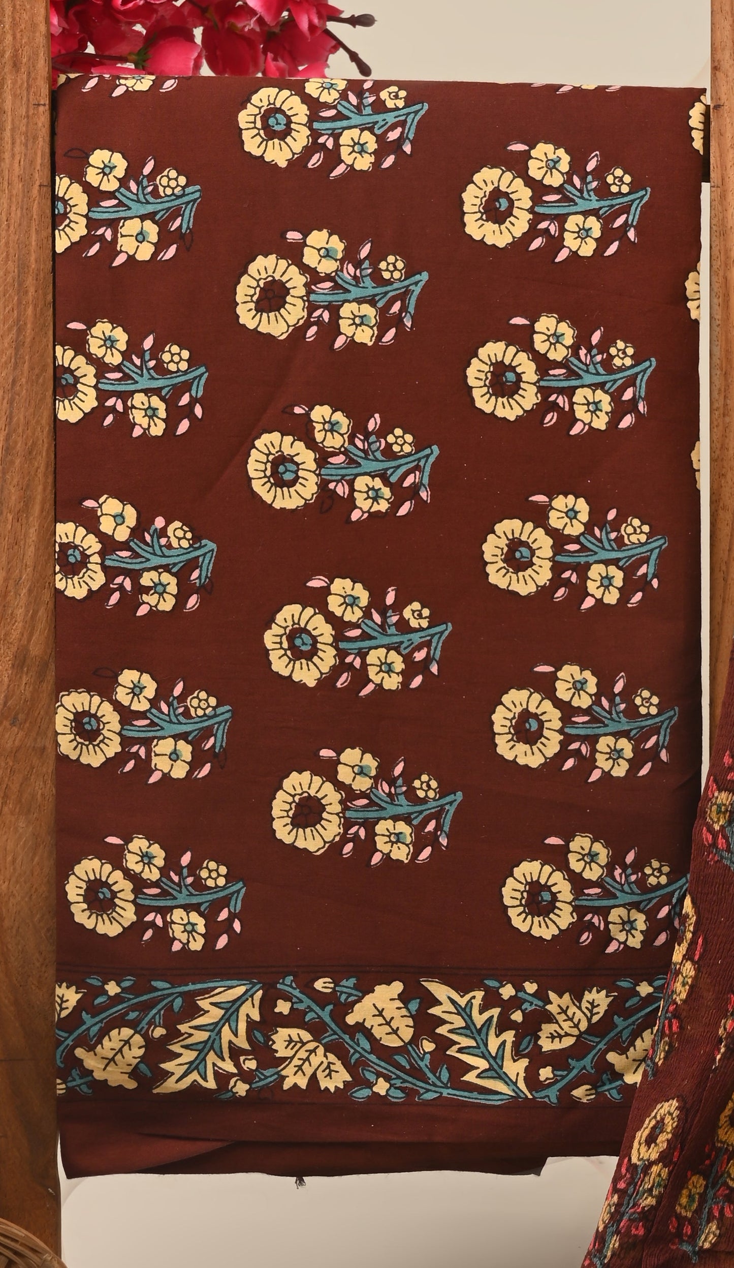 CHIFFON DUPATTA COTTON SUIT