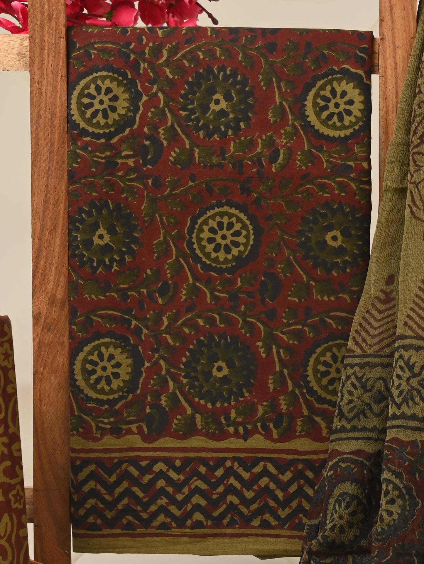 CHIFFON DUPATTA COTTON SUIT