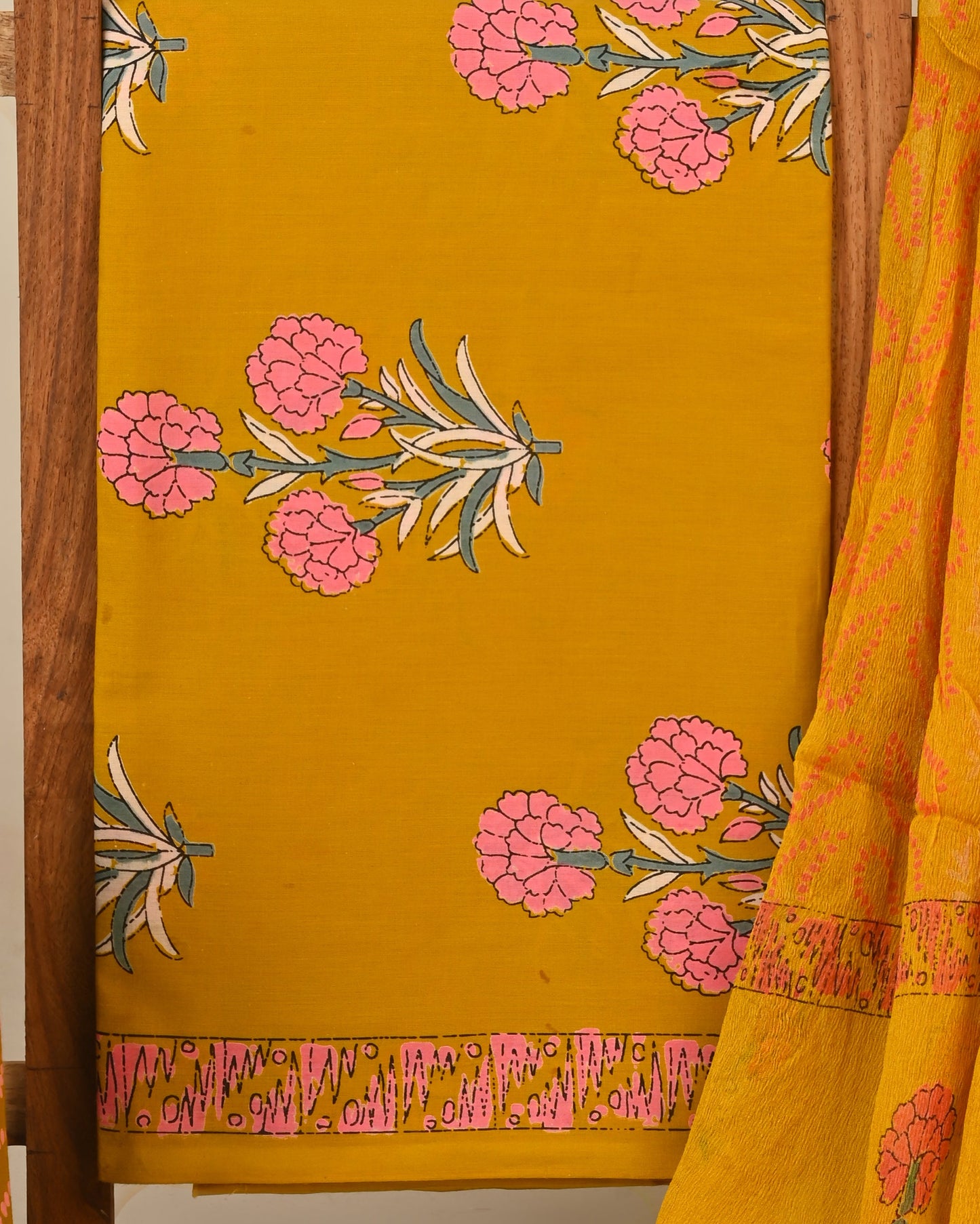 CHIFFON DUPATTA COTTON SUIT