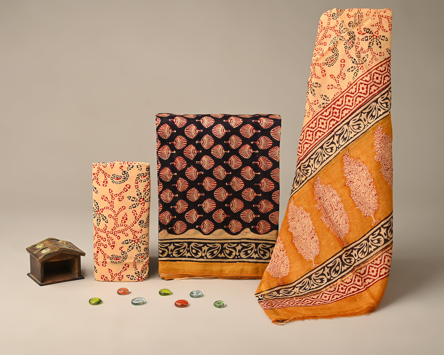Chanderi Silk Suit Set