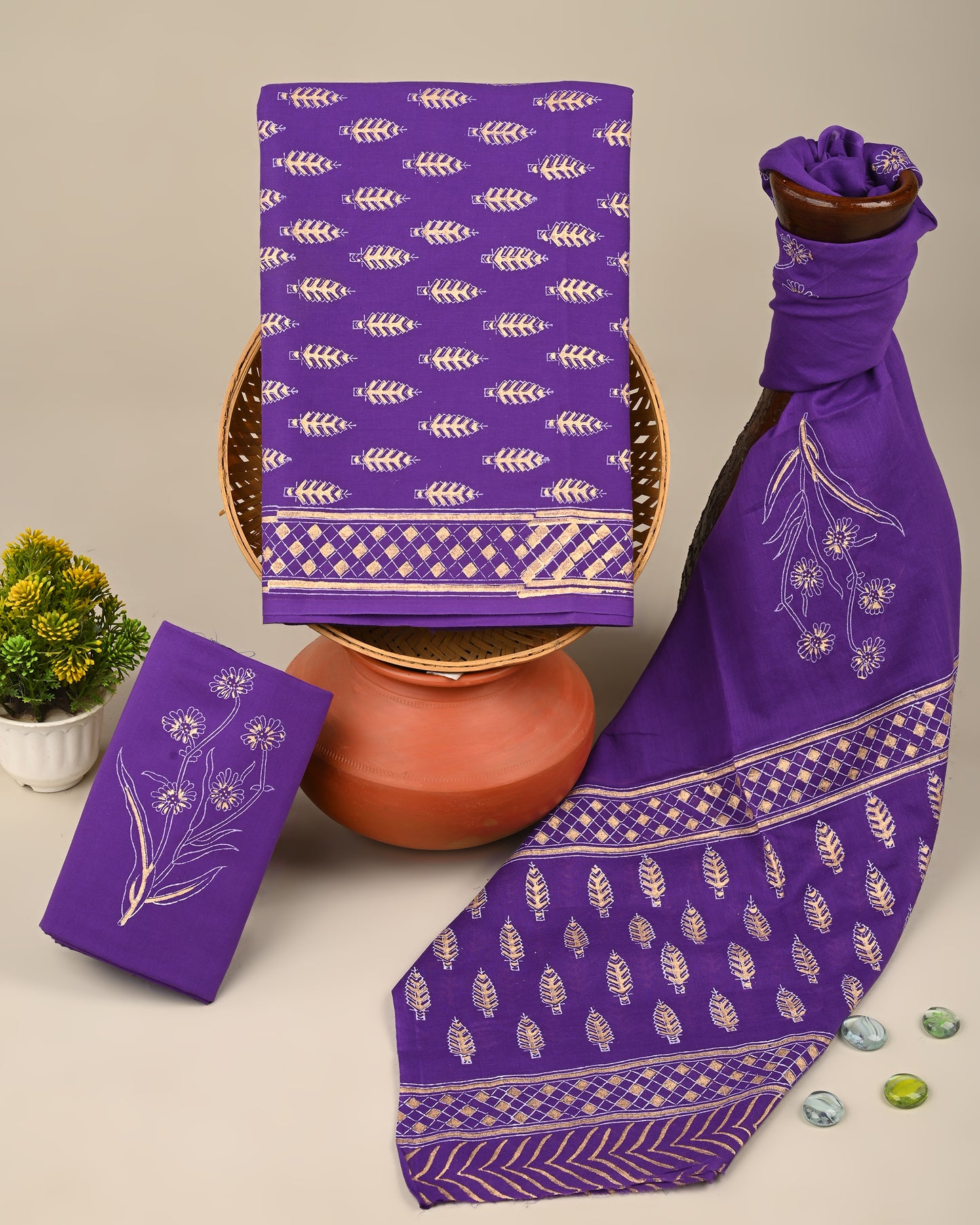 COTTON DUPATTA COTTON SUIT