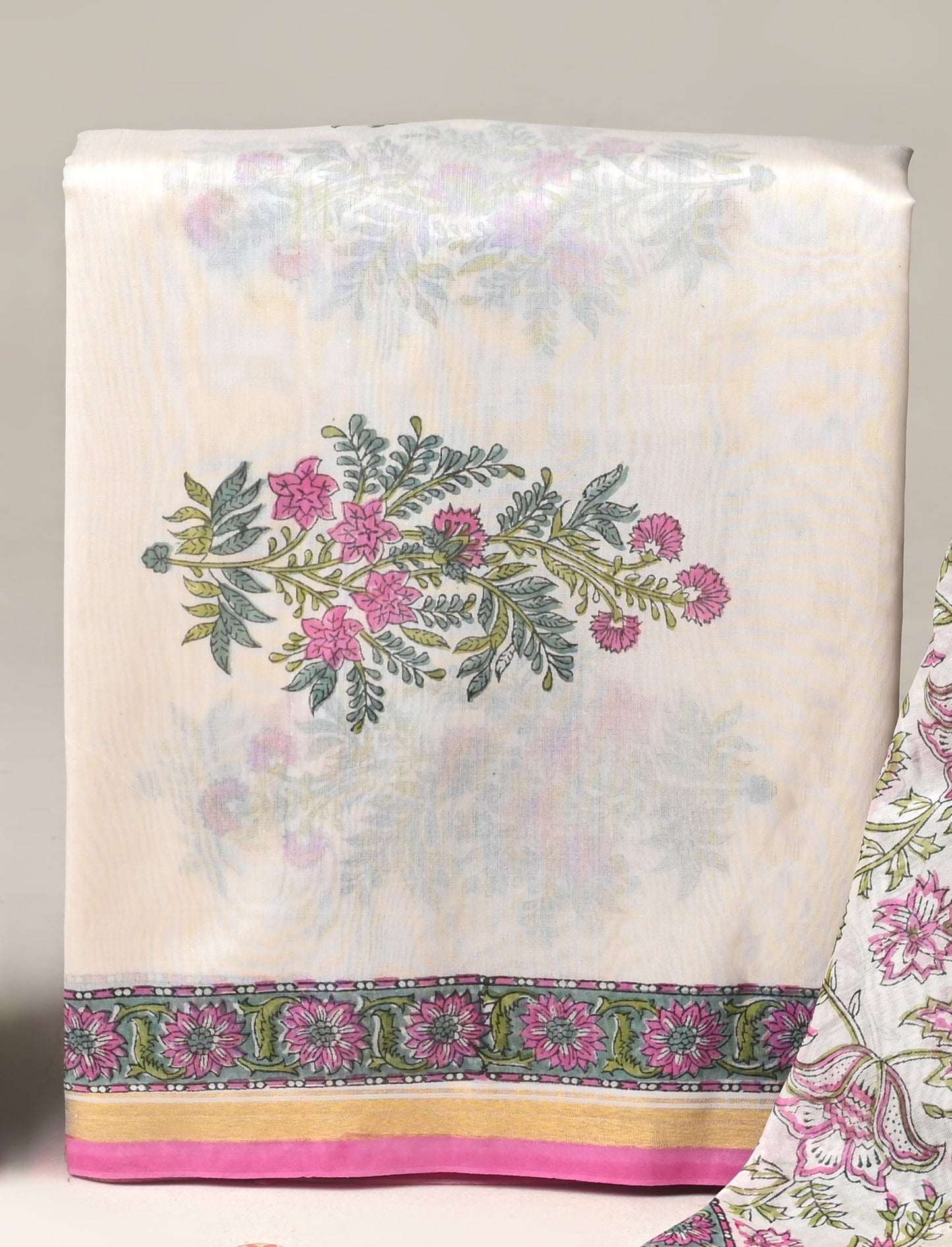 Chanderi Silk Suit Set