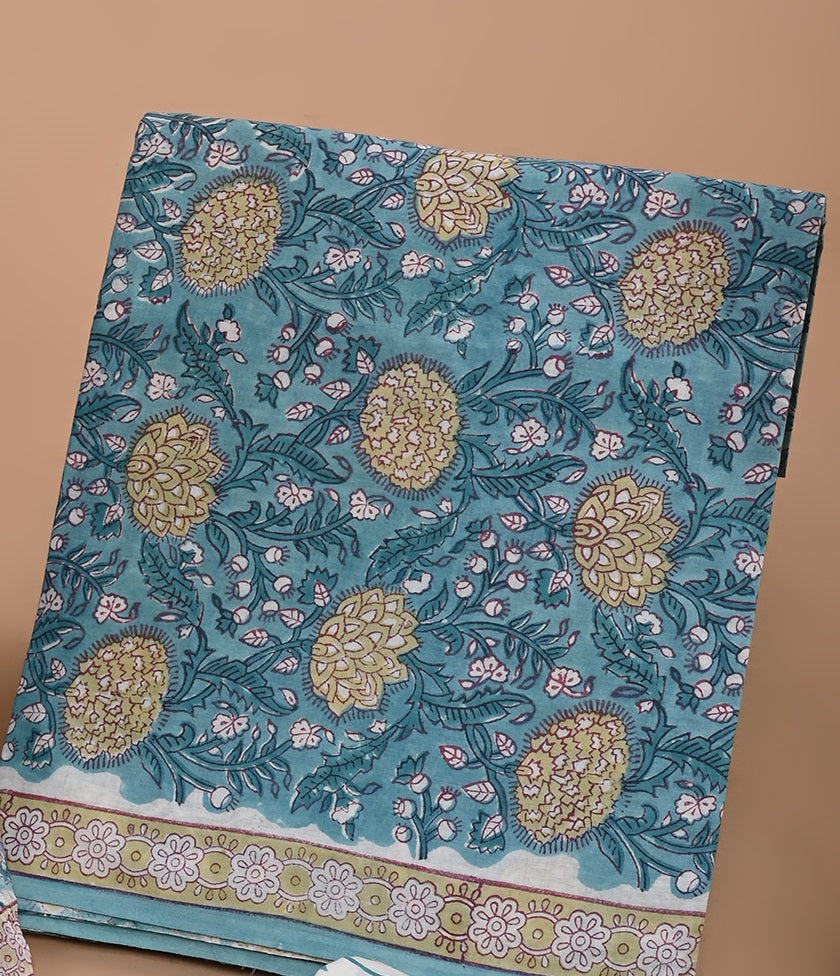 CHIFFON DUPATTA COTTON SUIT
