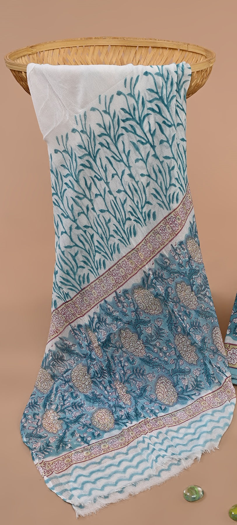 CHIFFON DUPATTA COTTON SUIT