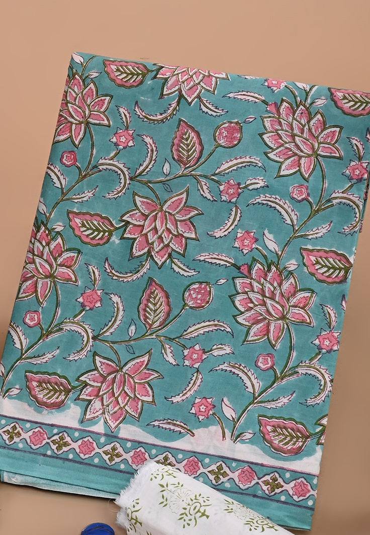 CHIFFON DUPATTA COTTON SUIT