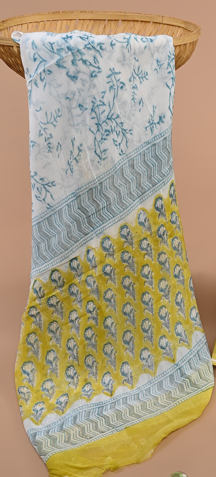 CHIFFON DUPATTA COTTON SUIT