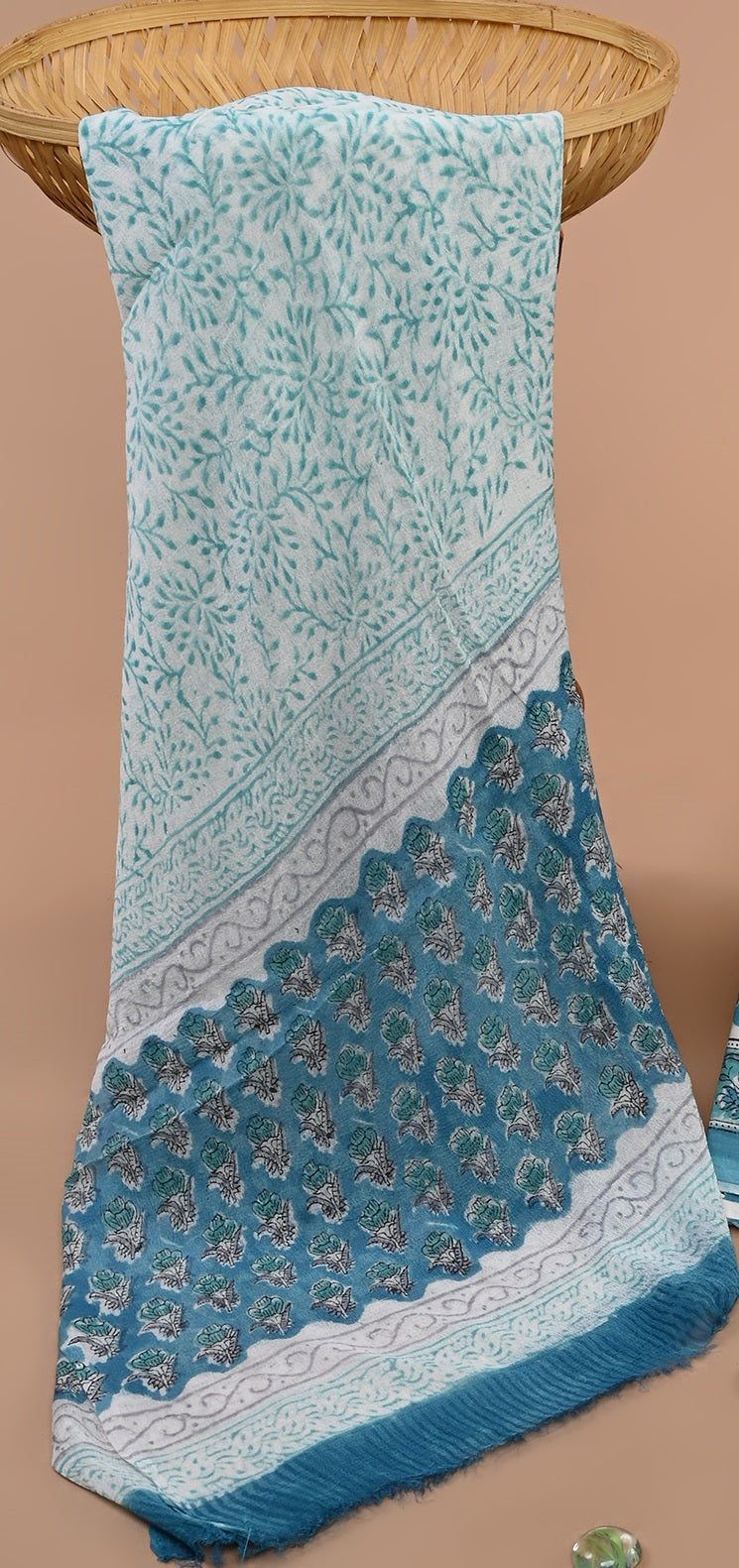 CHIFFON DUPATTA COTTON SUIT