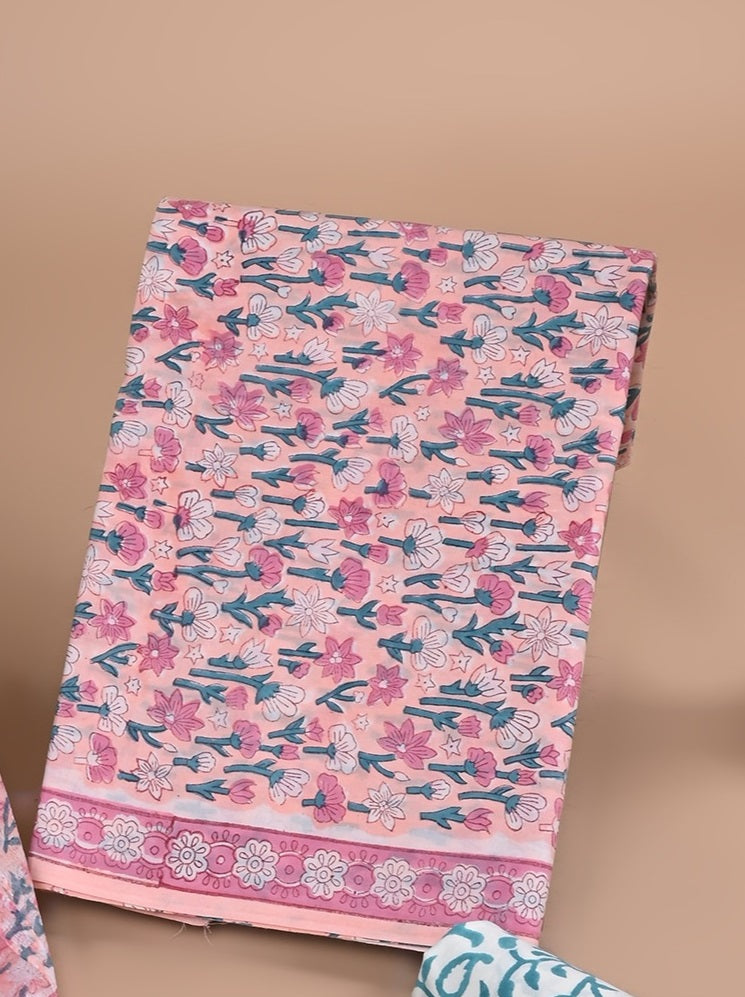 CHIFFON DUPATTA COTTON SUIT