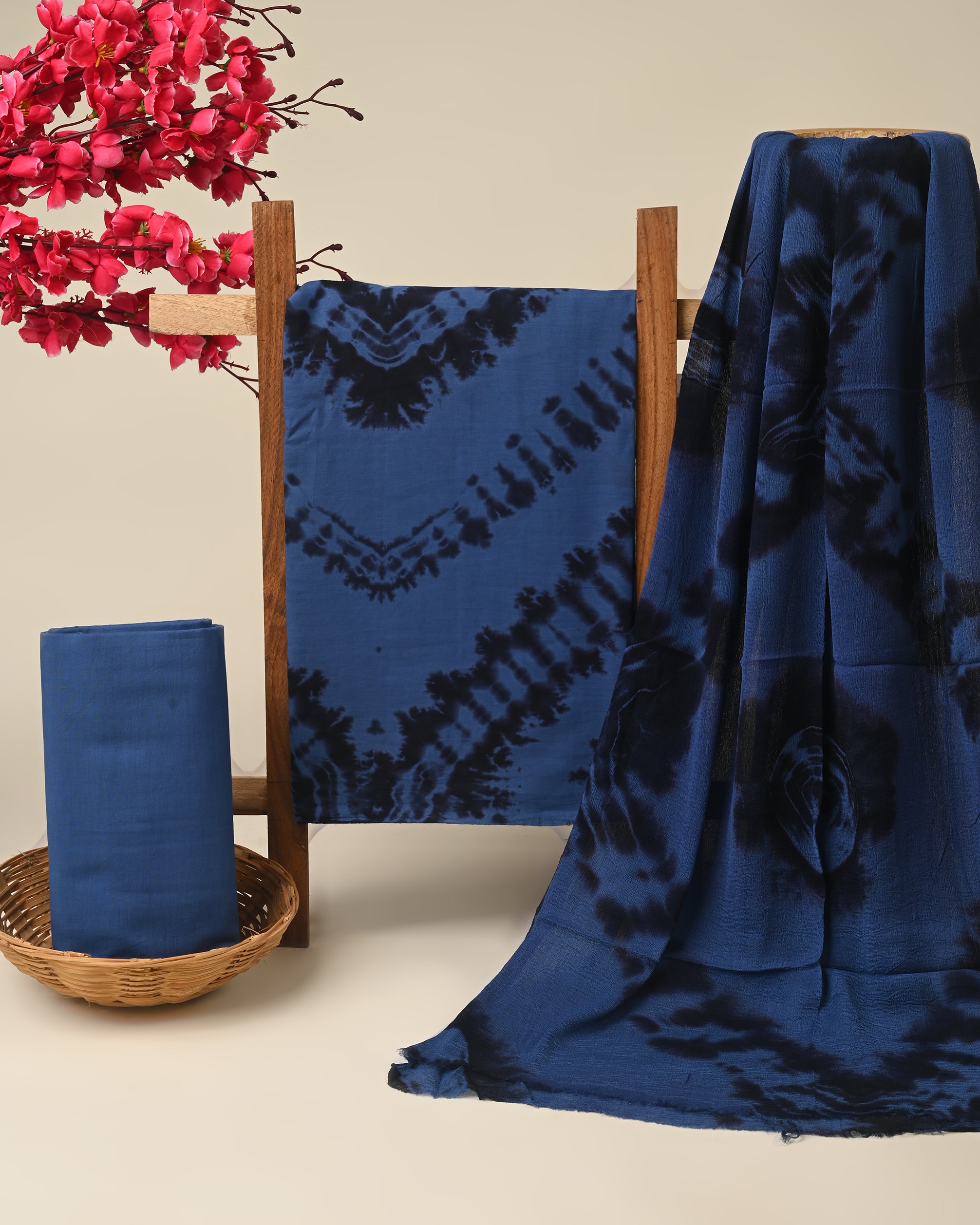 CHIFFON DUPATTA COTTON SUIT