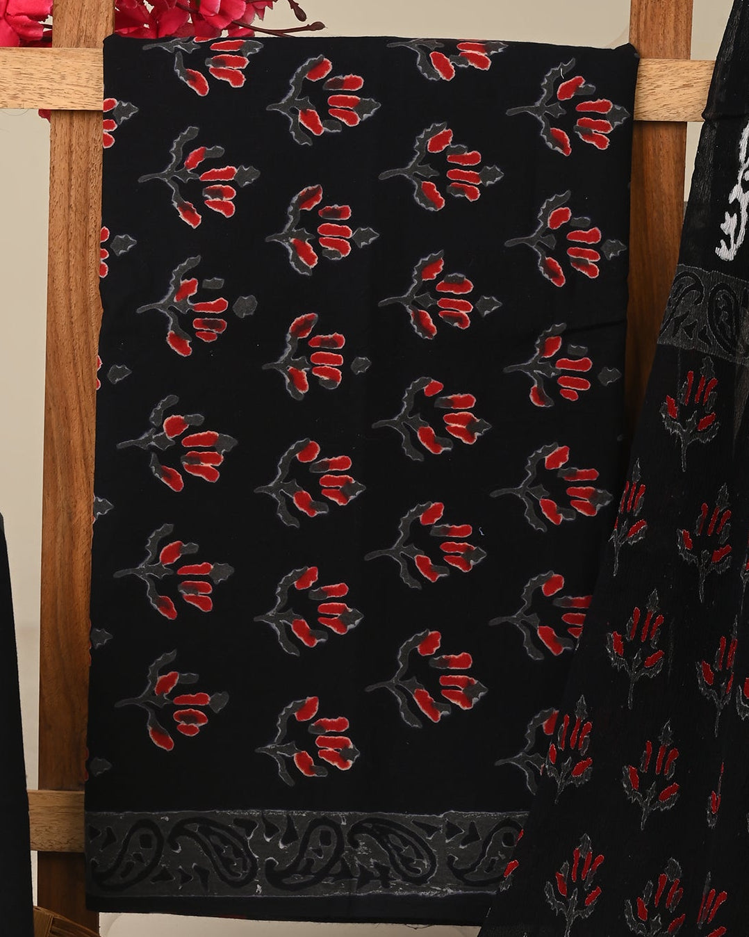 CHIFFON DUPATTA COTTON SUIT