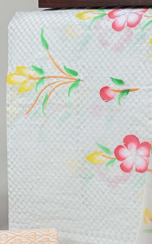 ORGANZA DUPATTA COTTON SUIT