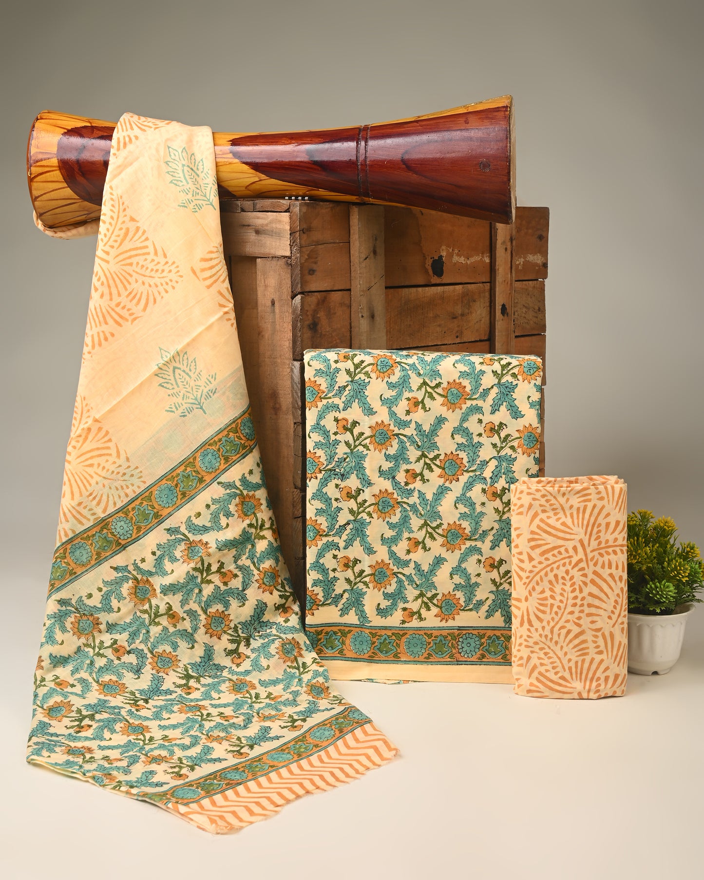 COTTON DUPATTA COTTON SUIT