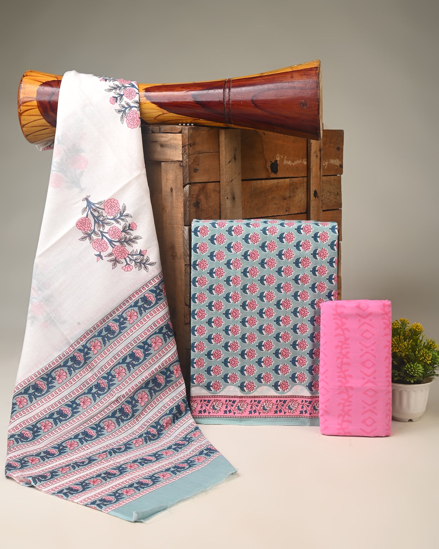 COTTON DUPATTA COTTON SUIT