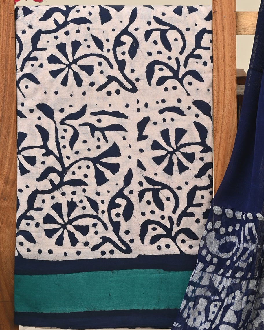 CHIFFON DUPATTA COTTON SUIT