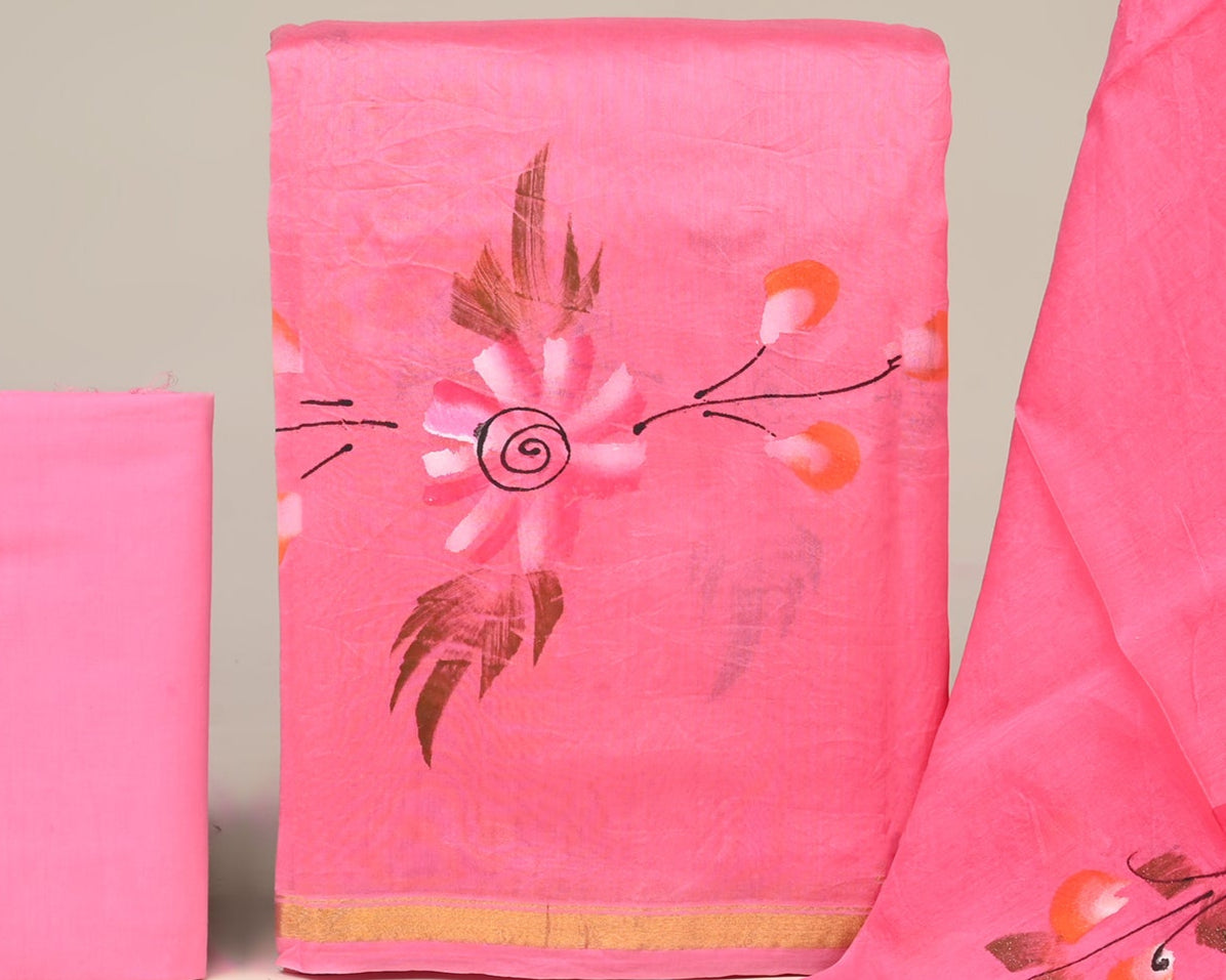 Chanderi Silk Suit Set