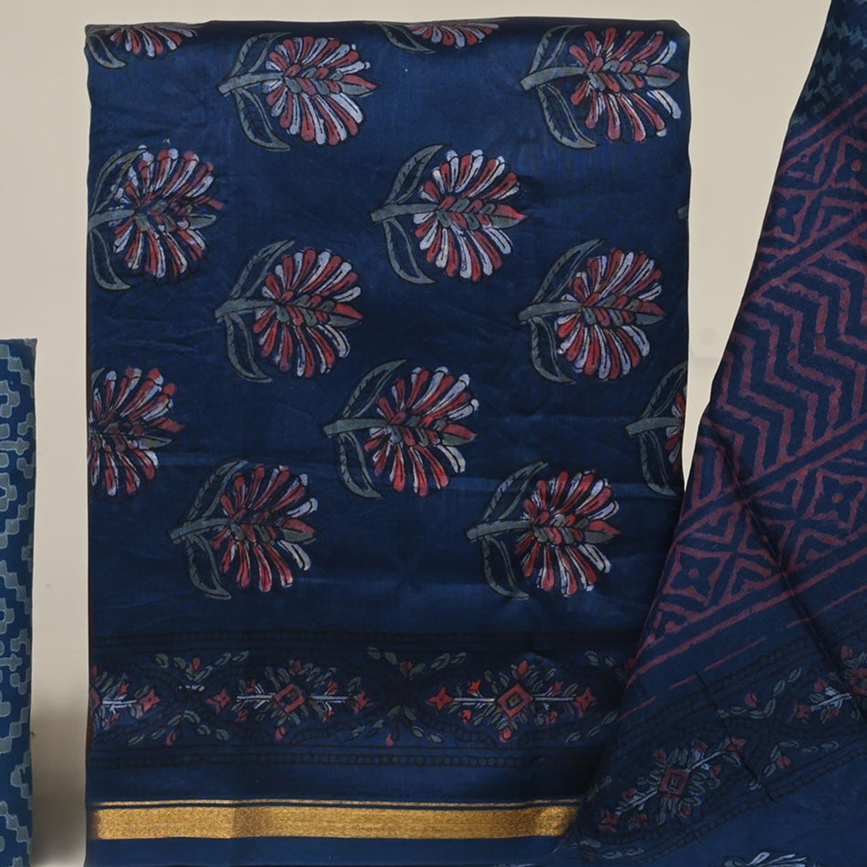 Chanderi Silk Suit Set