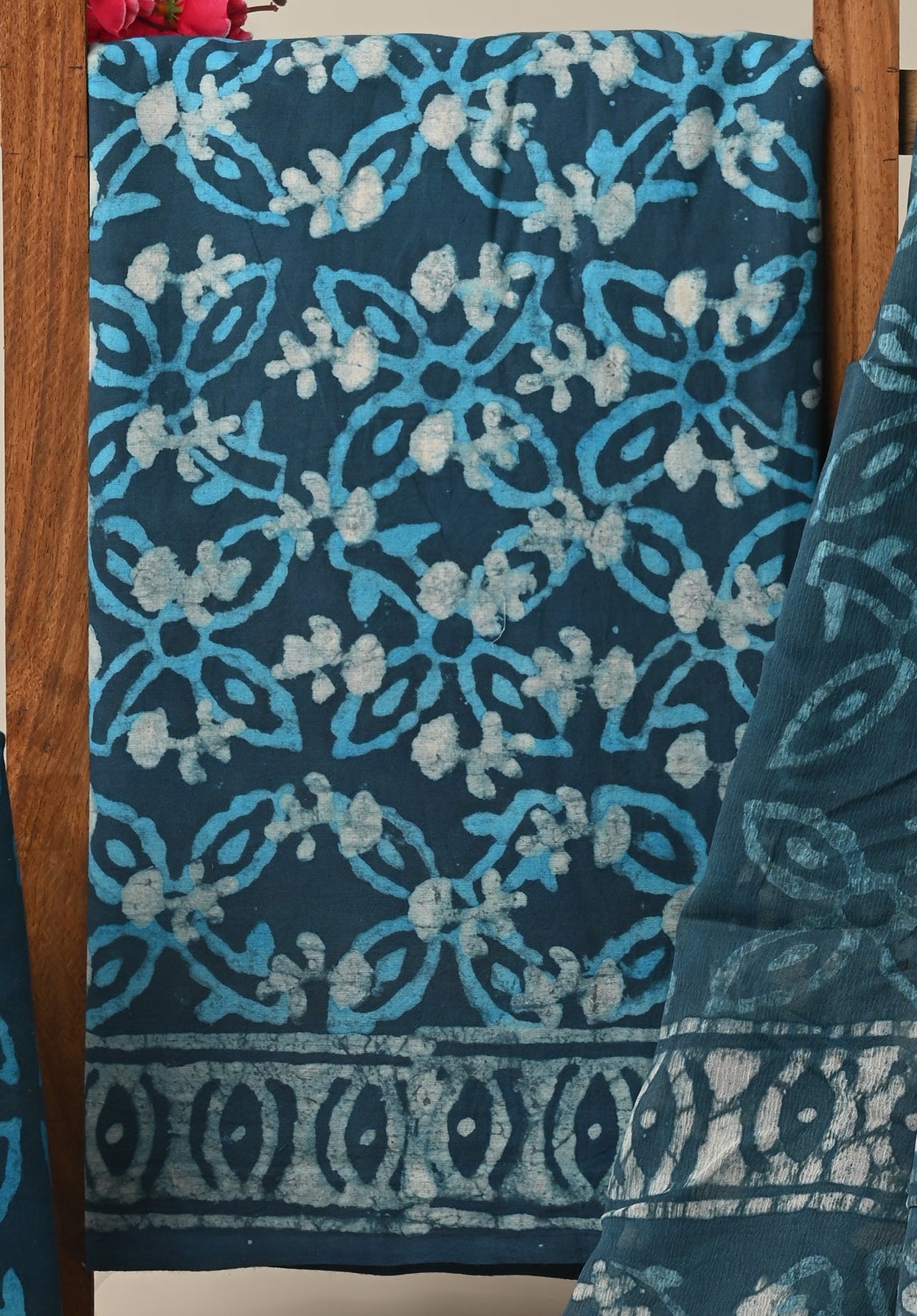 CHIFFON DUPATTA COTTON SUIT