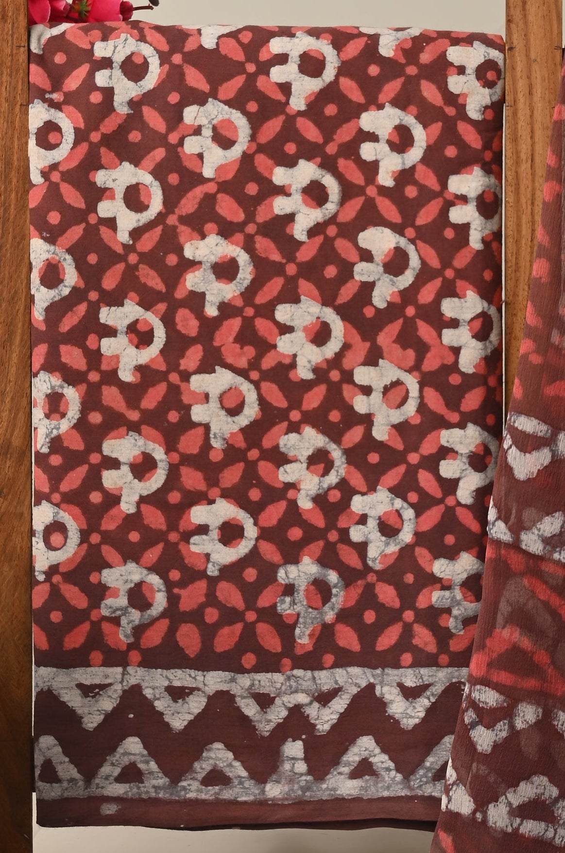 CHIFFON DUPATTA COTTON SUIT