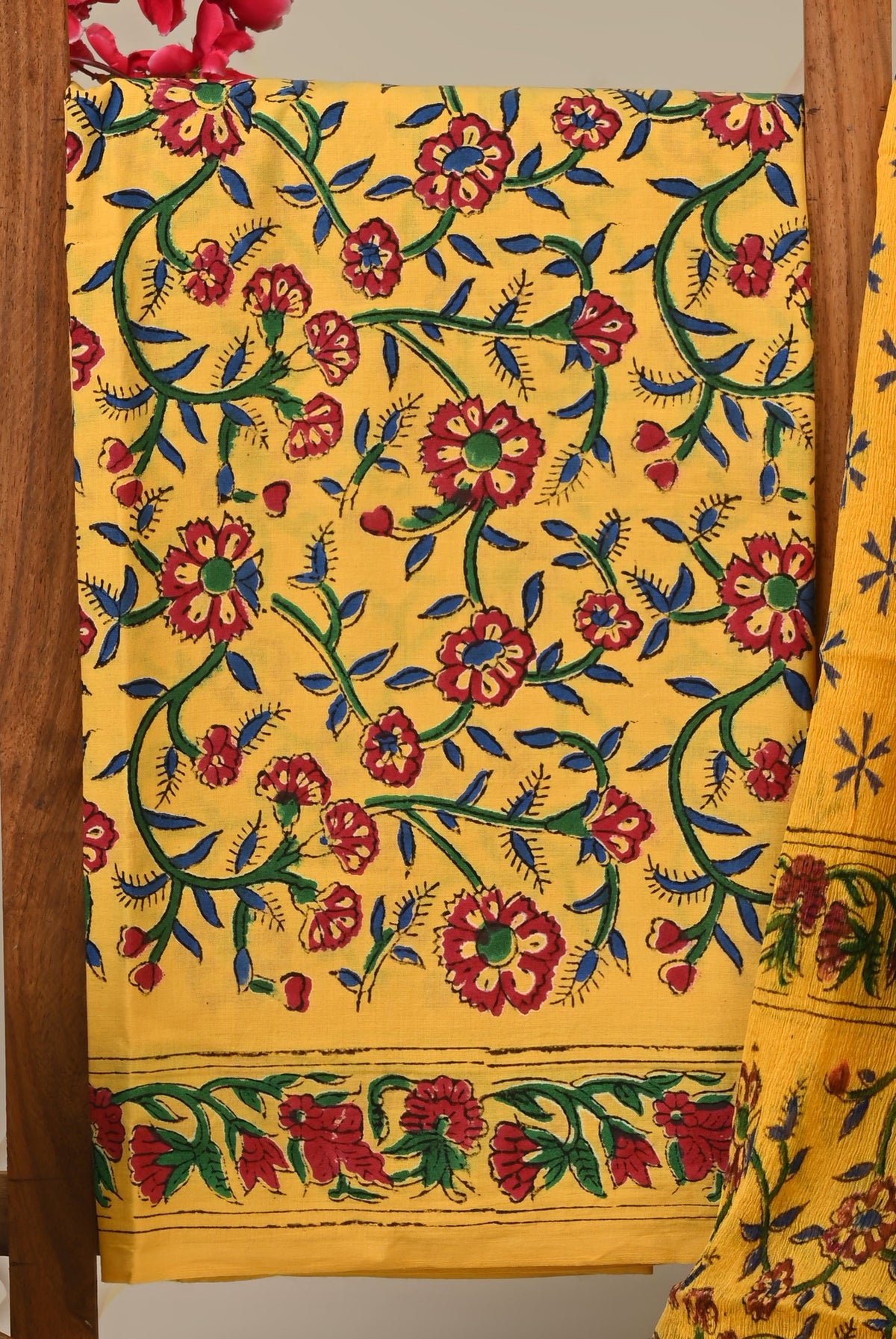 CHIFFON DUPATTA COTTON SUIT