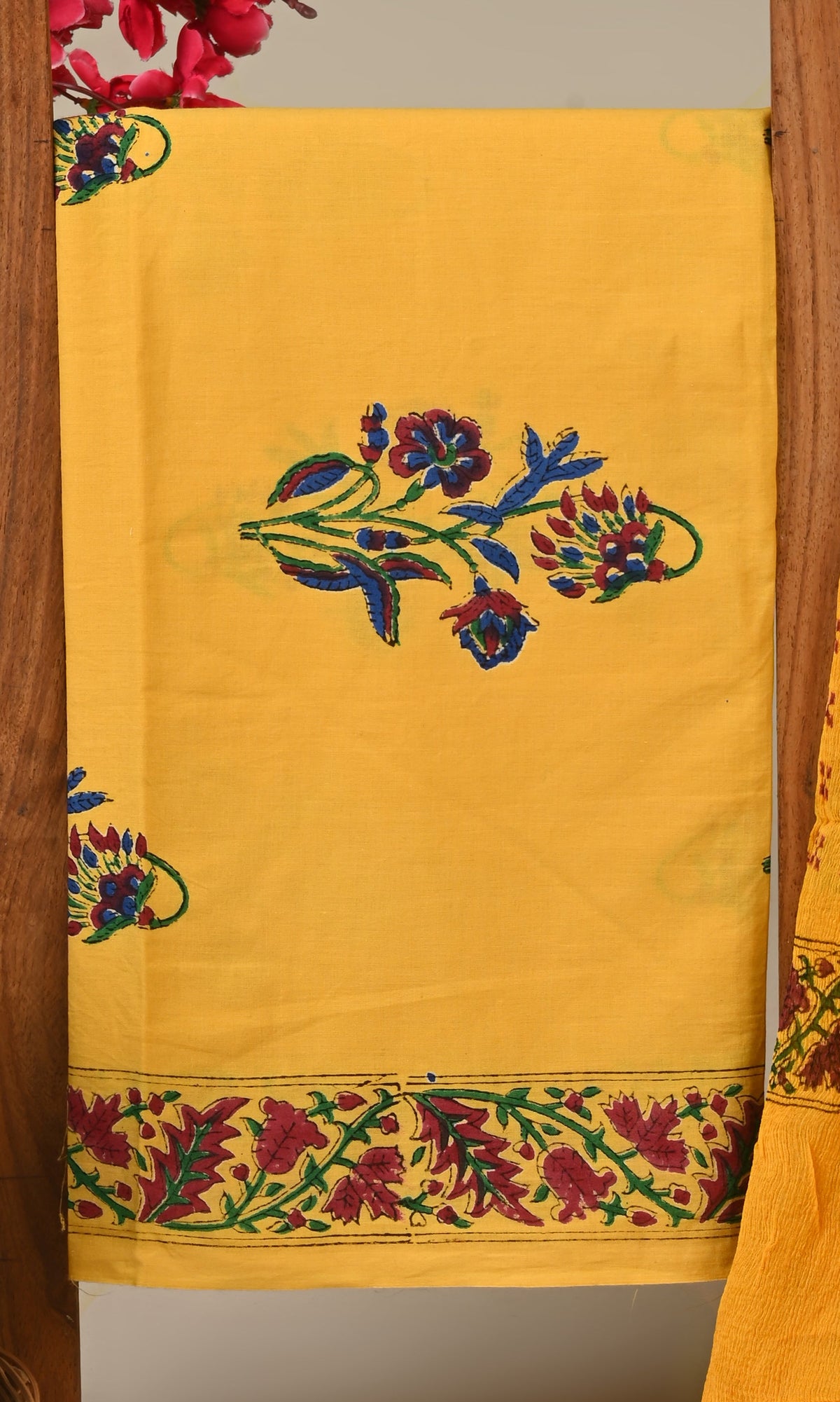 CHIFFON DUPATTA COTTON SUIT