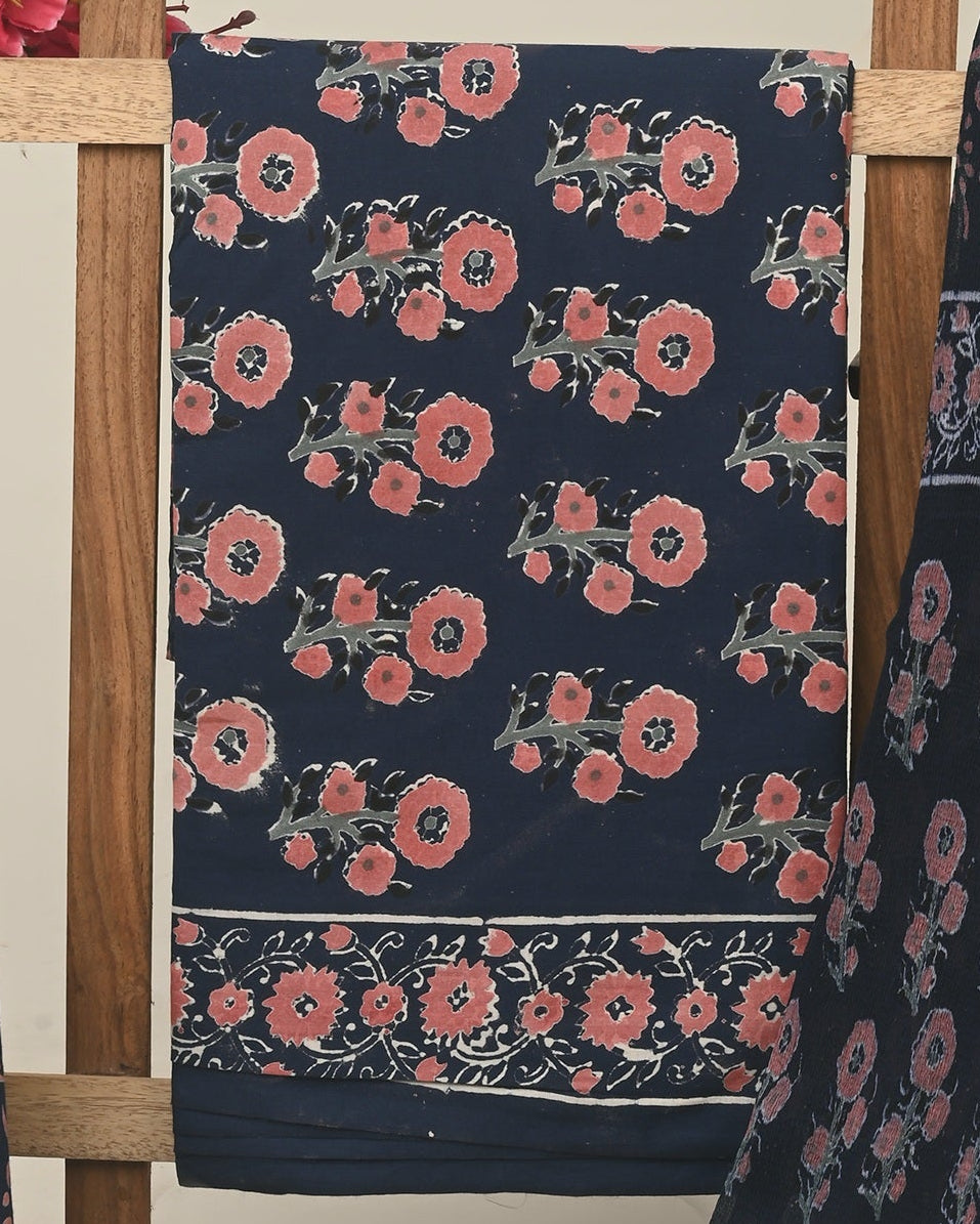 CHIFFON DUPATTA COTTON SUIT