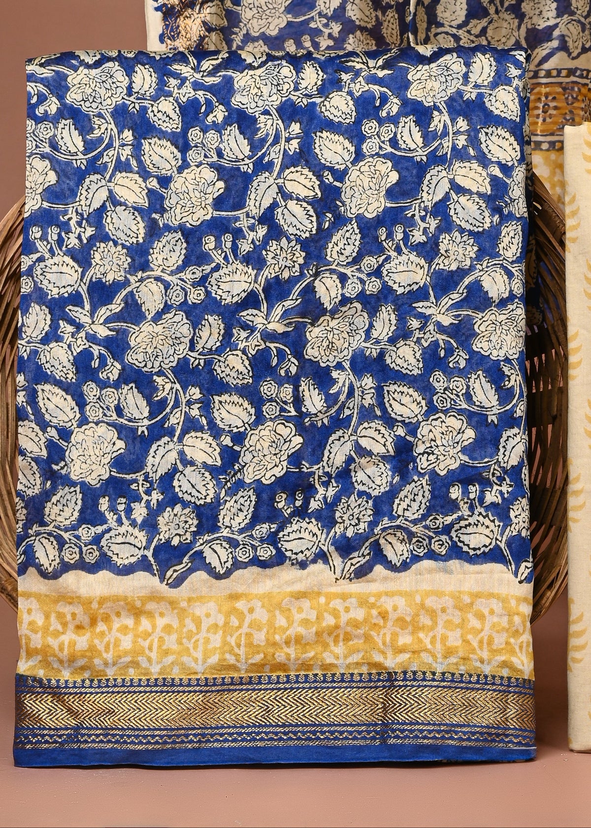 Maheshwari Silk Suit Set