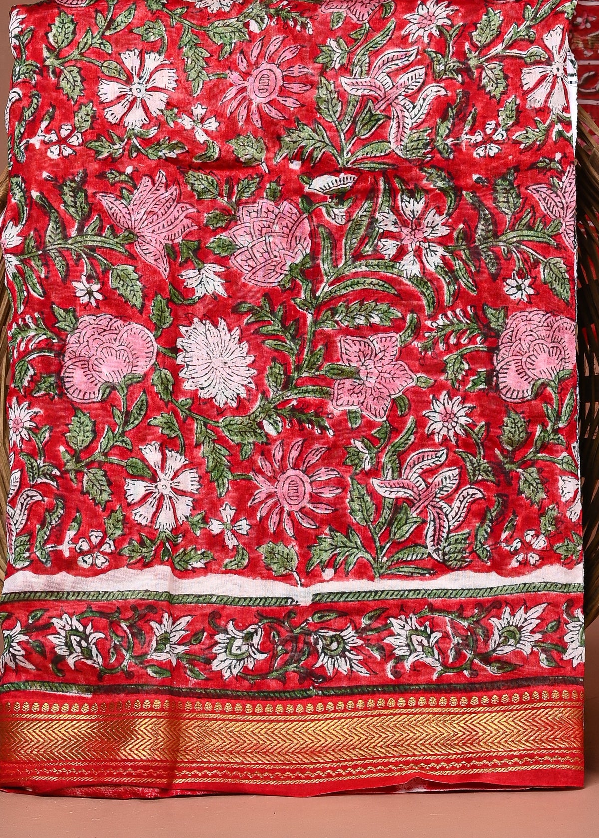 Maheshwari Silk Suit Set