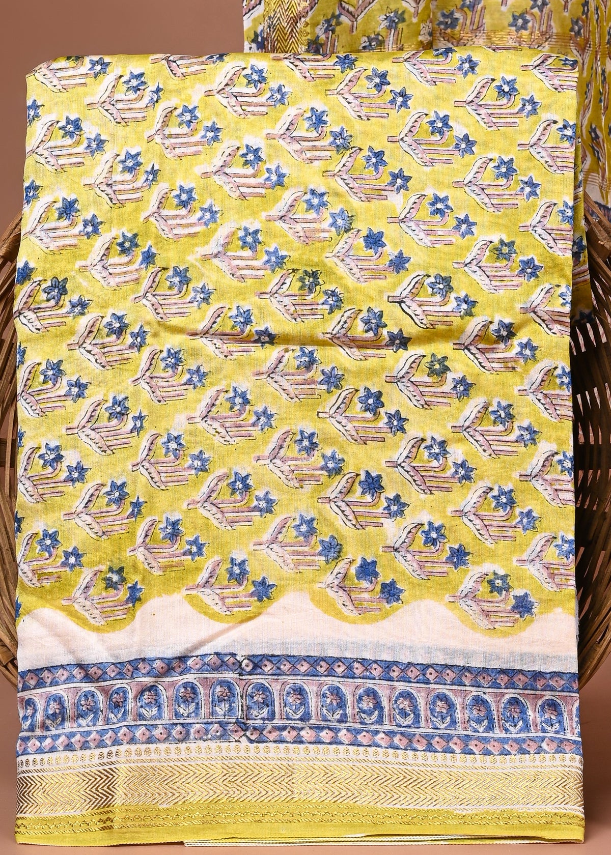 Maheshwari Silk Suit Set
