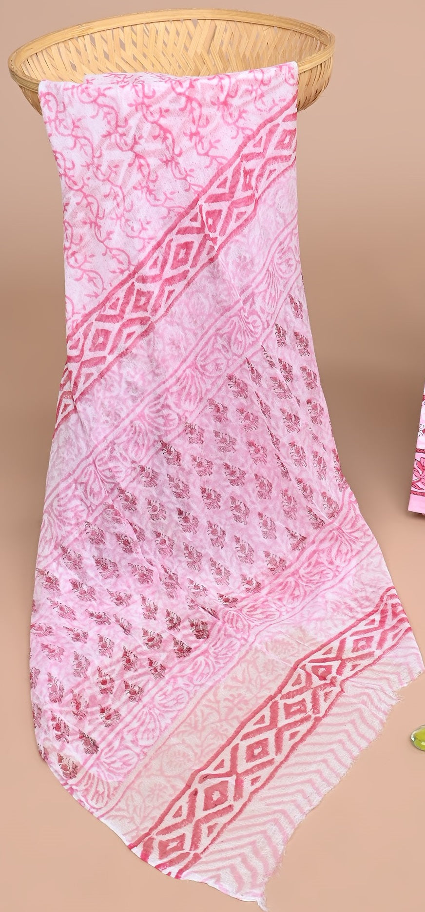 CHIFFON DUPATTA COTTON SUIT