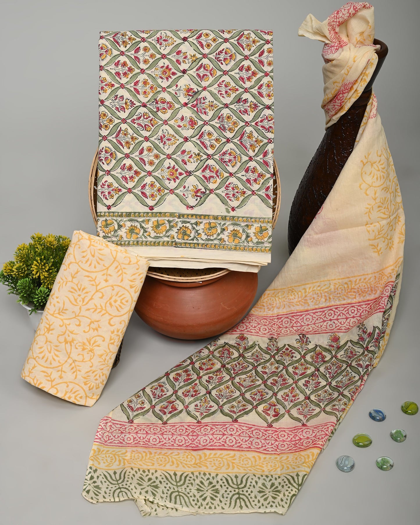 COTTON DUPATTA COTTON SUIT