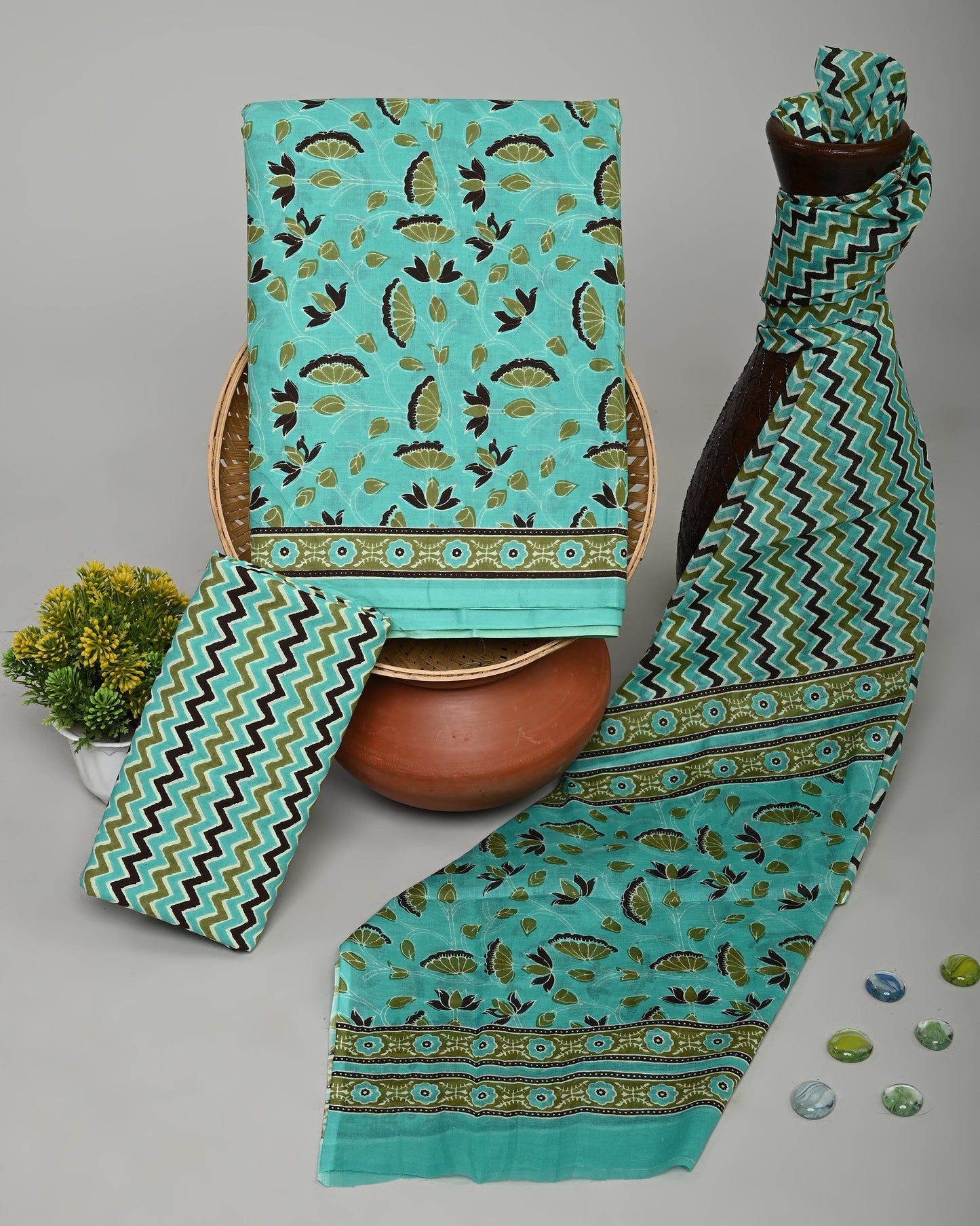 COTTON DUPATTA COTTON SUIT