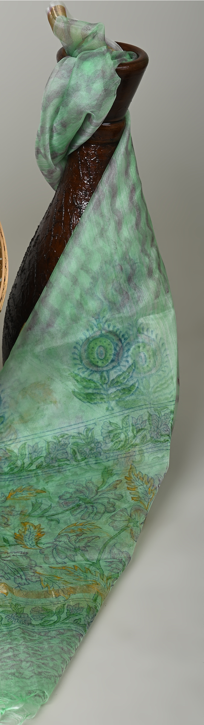 ORGANZA DUPATTA COTTON SUIT