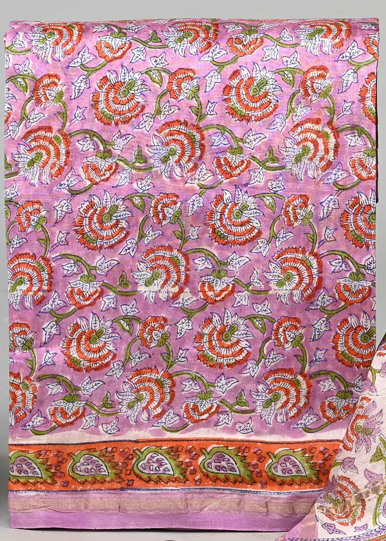 Chanderi Silk Suit Set