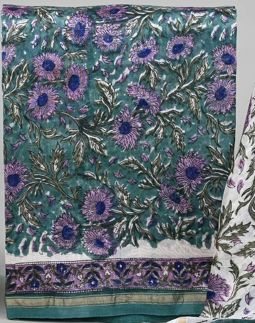 Chanderi Silk Suit Set