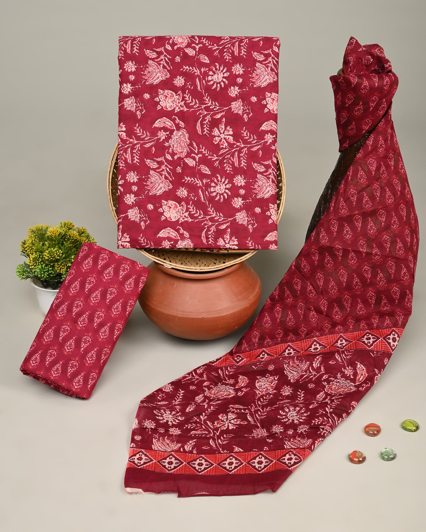 COTTON DUPATTA COTTON SUIT