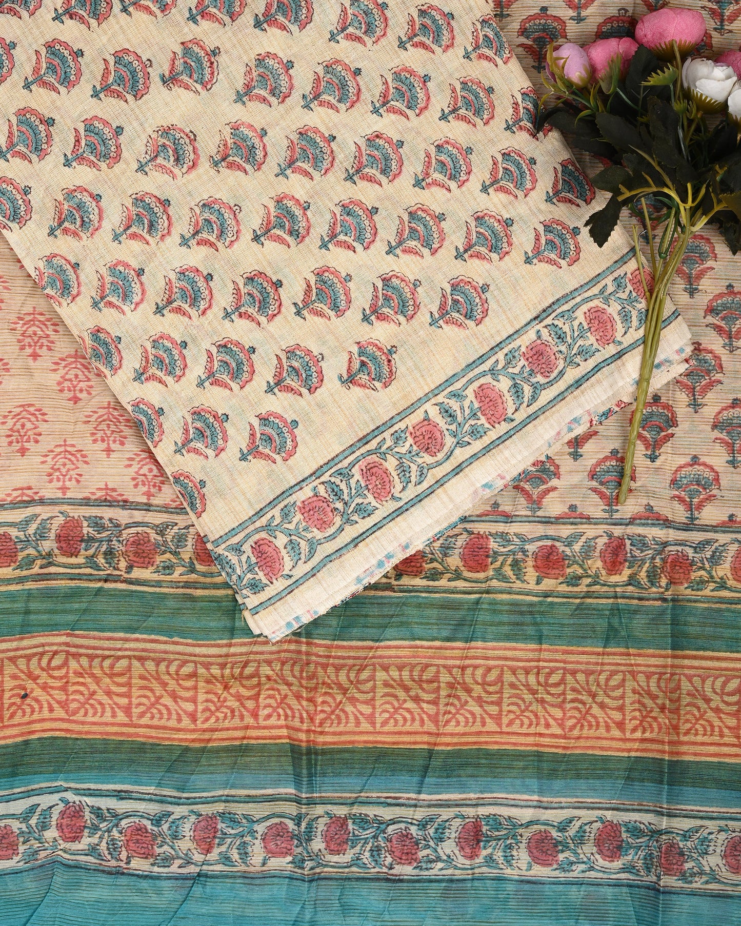 Khadi Cotton Suit (TOP & DUPATTA SET)