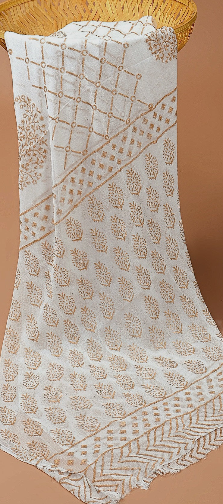 CHIFFON DUPATTA COTTON SUIT