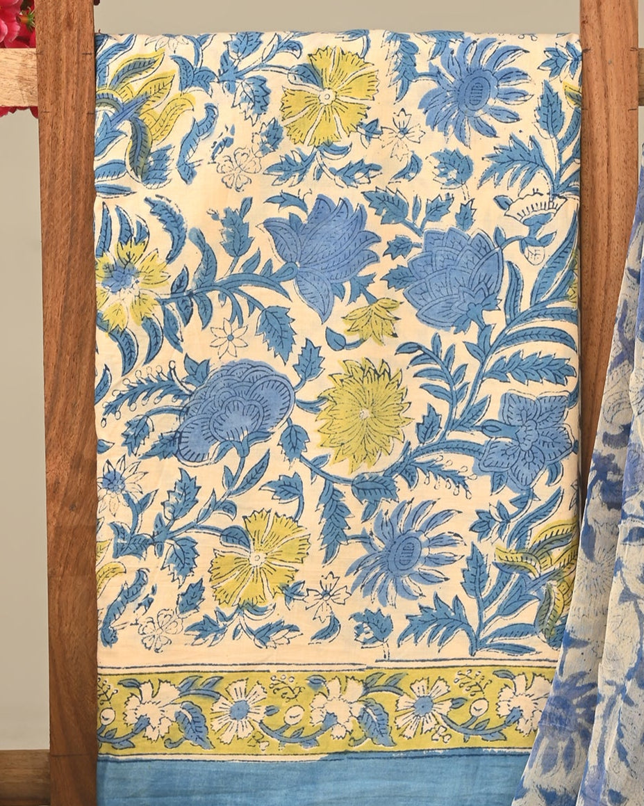 CHIFFON DUPATTA COTTON SUIT