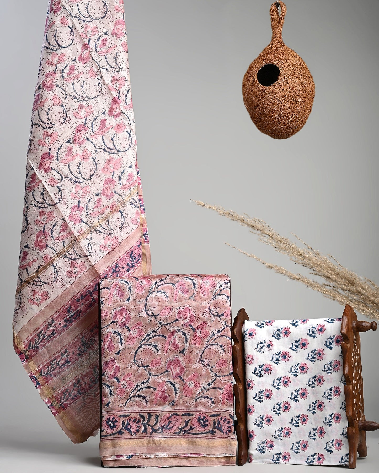 Chanderi Silk Suit Set