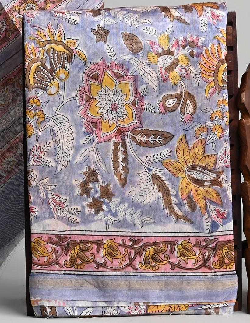 Chanderi Silk Suit Set