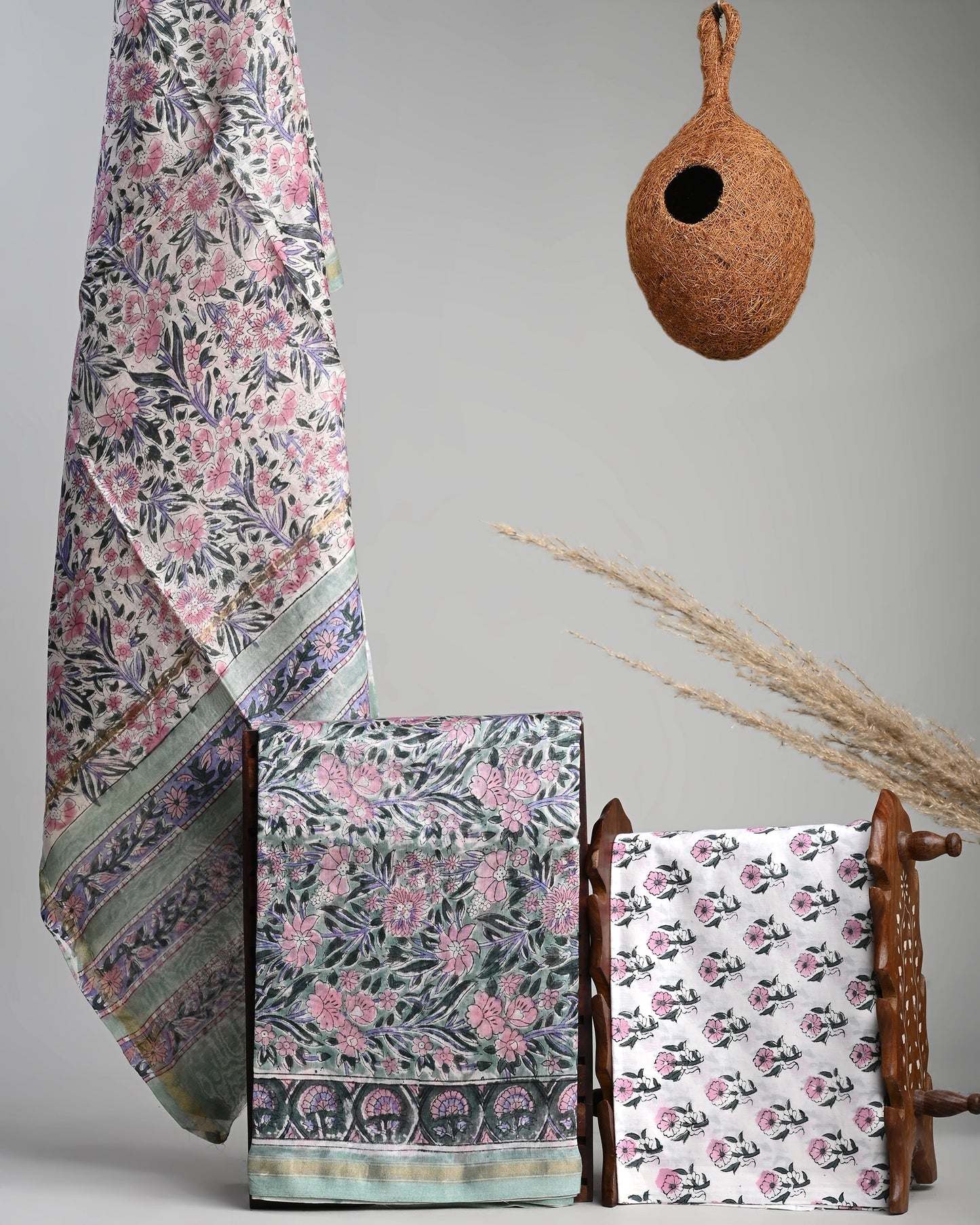 Chanderi Silk Suit Set