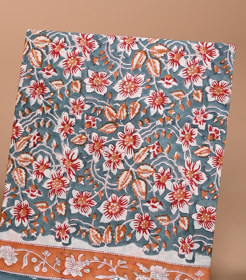 CHIFFON DUPATTA COTTON SUIT