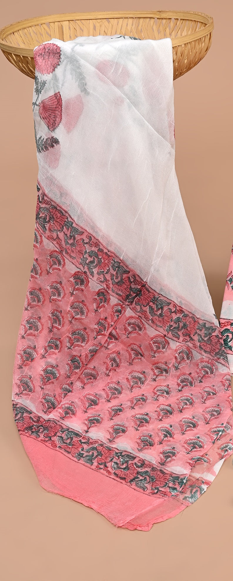 CHIFFON DUPATTA COTTON SUIT