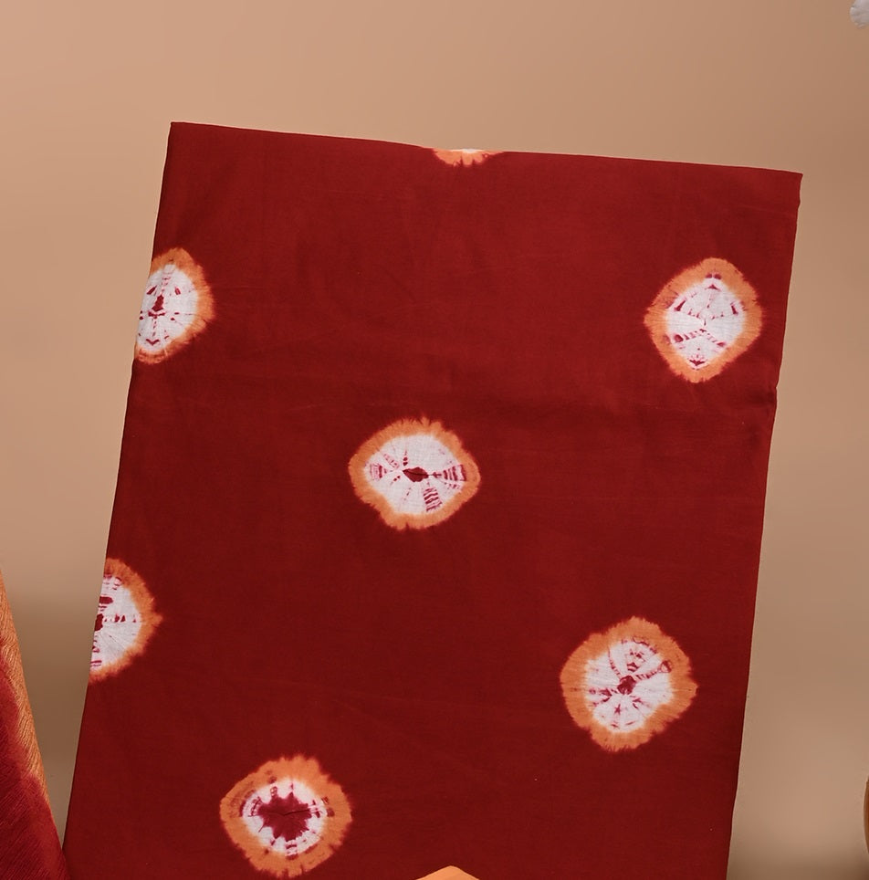 CHIFFON DUPATTA COTTON SUIT