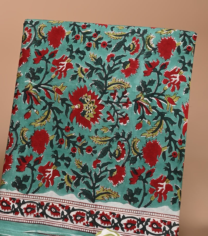 CHIFFON DUPATTA COTTON SUIT