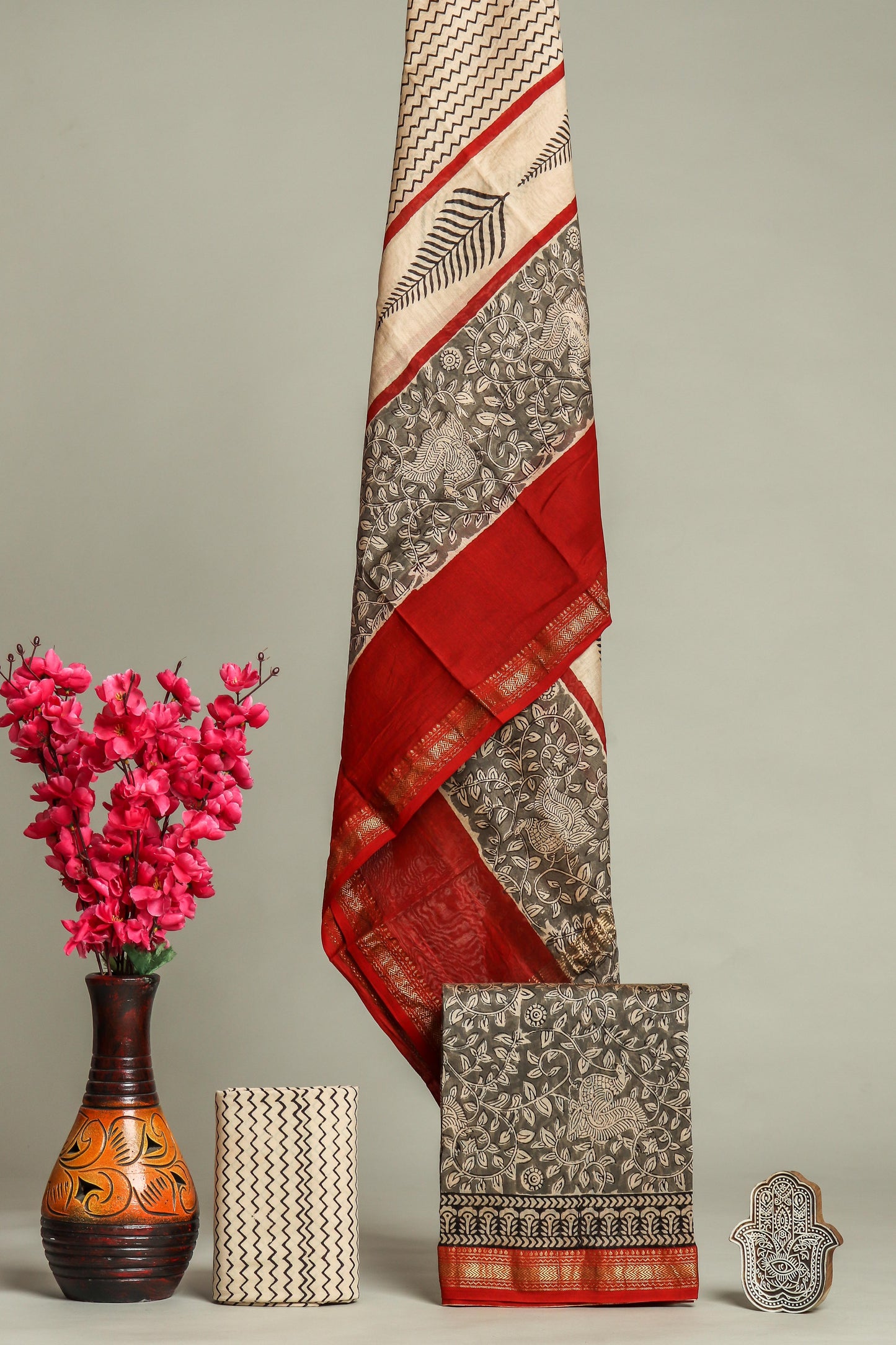 Maheshwari Silk Suit Set