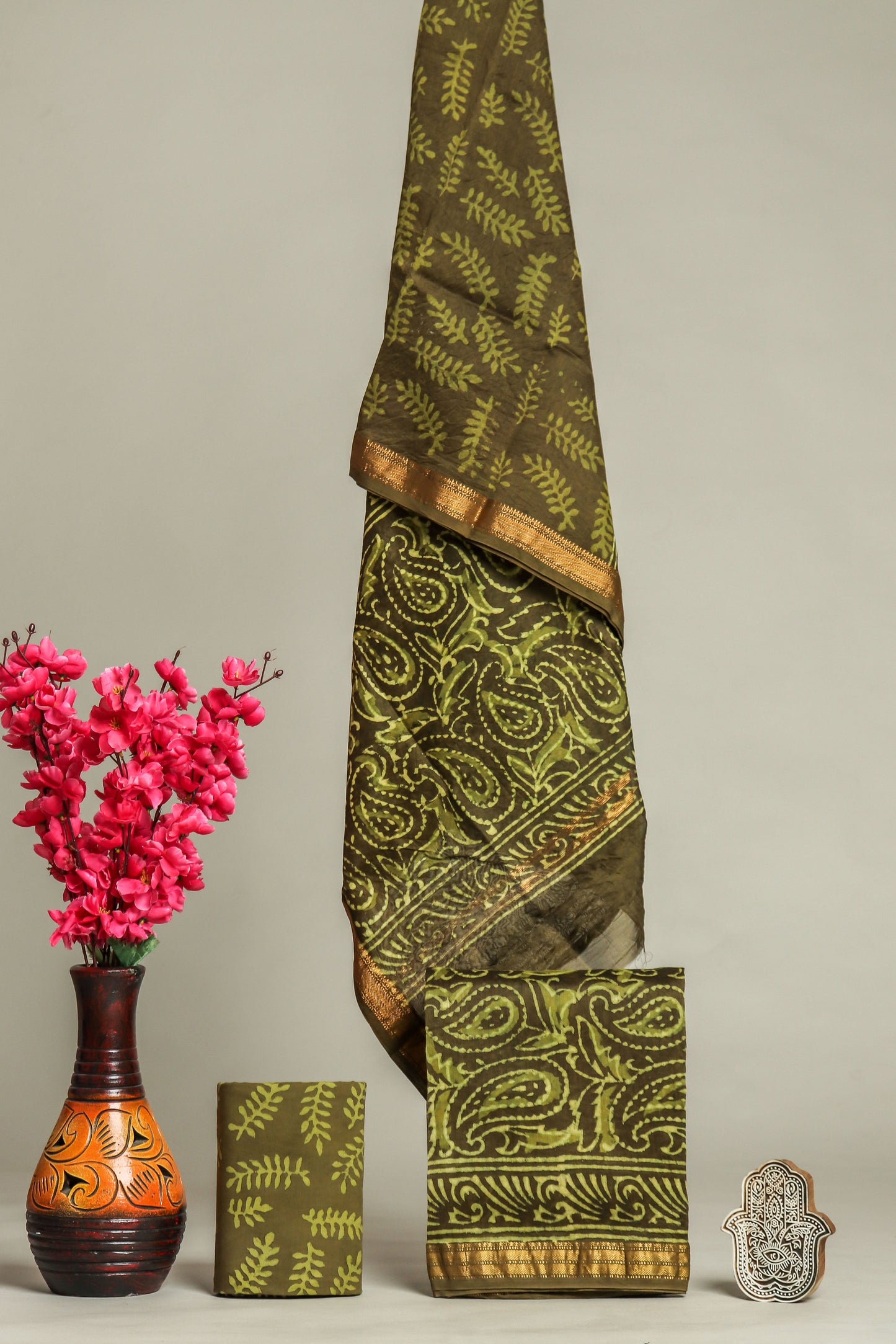 Maheshwari Silk Suit Set
