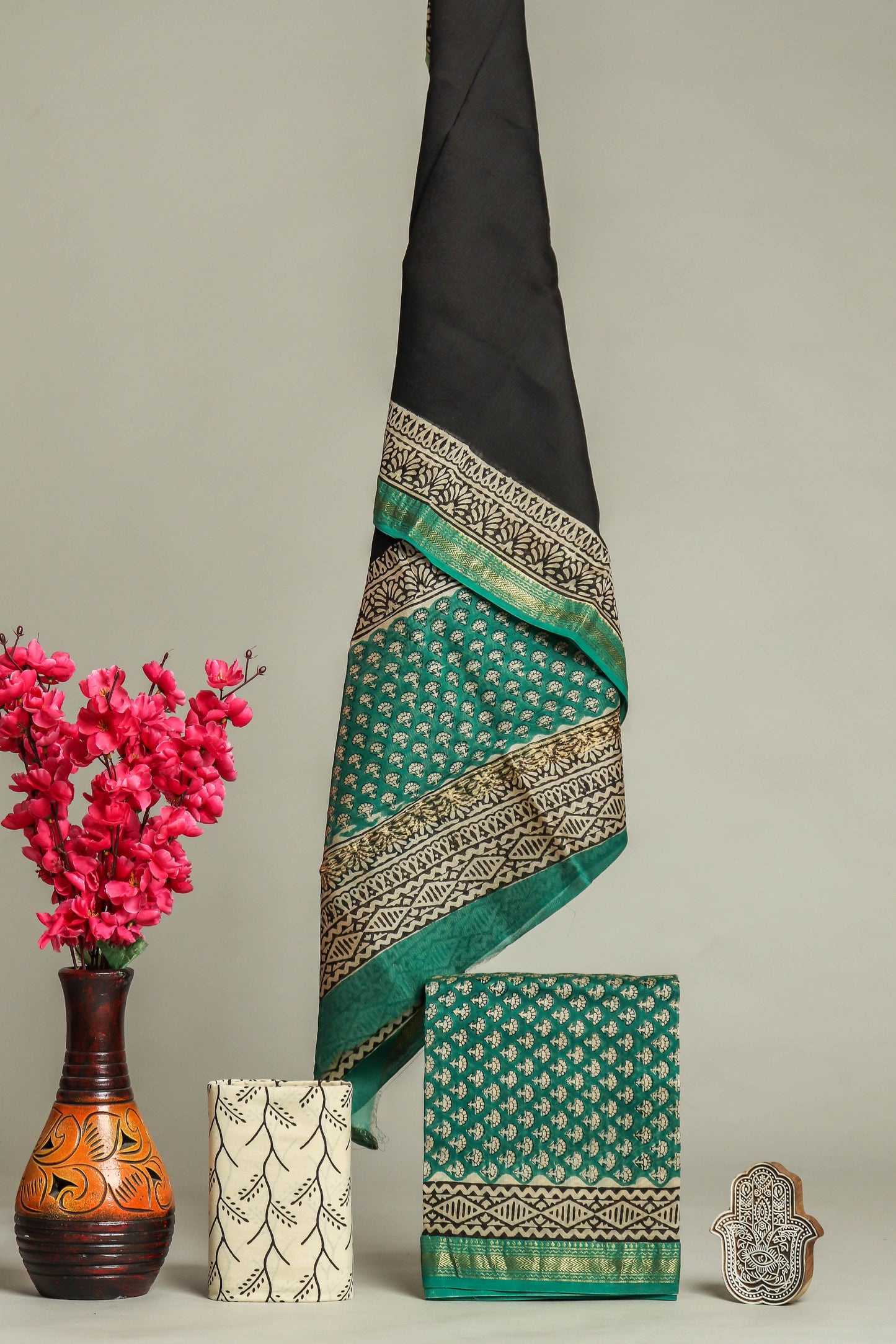 Maheshwari Silk Suit Set