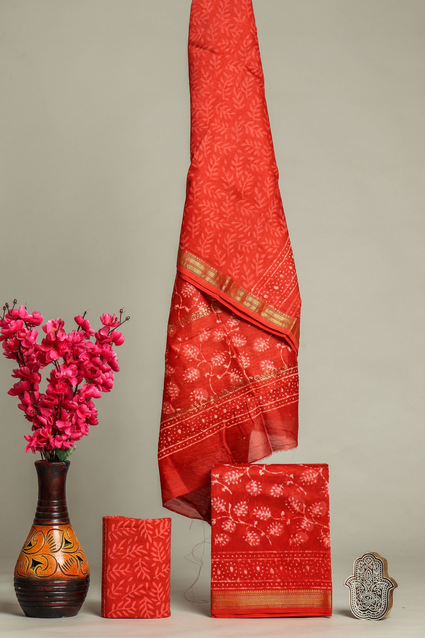 Maheshwari Silk Suit Set