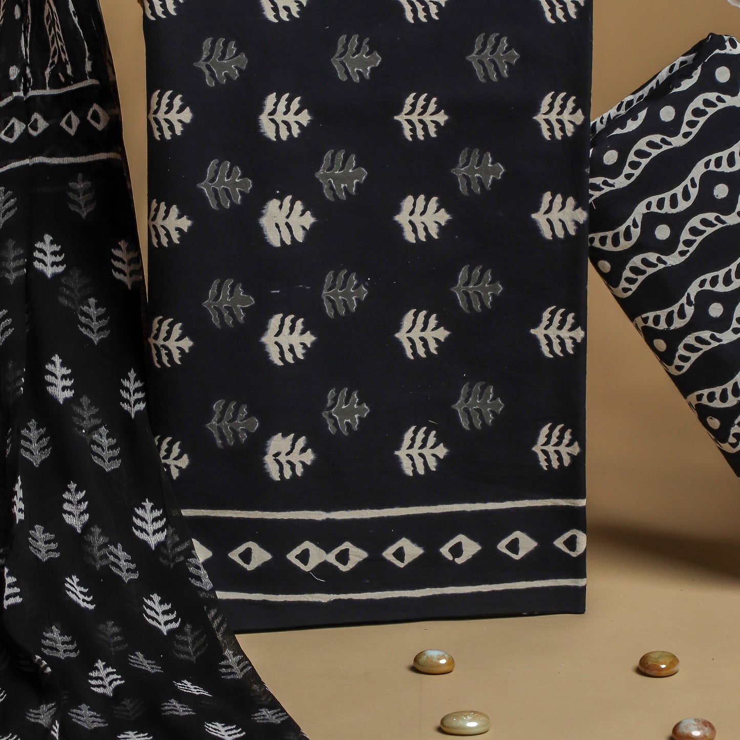 CHIFFON DUPATTA COTTON SUIT